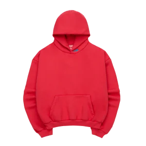 SKYLRK Knit Hoodie Jelly Red