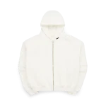 SKYLRK Knit Zip Hoodie Natural No Dye