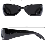 SKYLRK Upside Down Sunglasses Clear